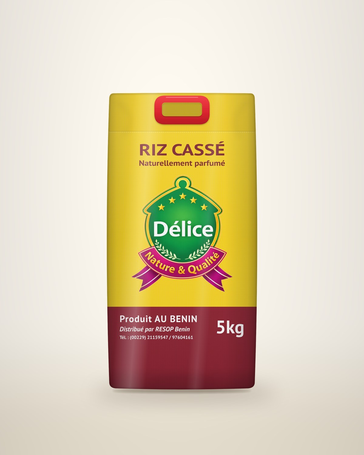 Riz cassé Délice, sac de 5 kg
